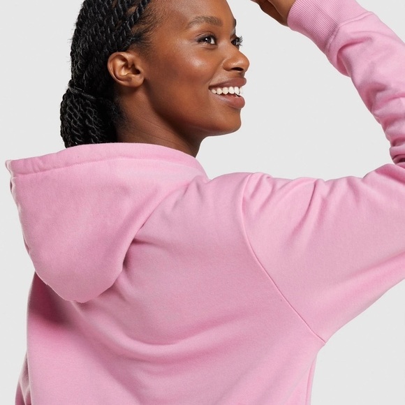 (NWT) GYMSHARK Apollo Oversized Hoodie In Sorbet Pink, Small - Picture 6 of 17